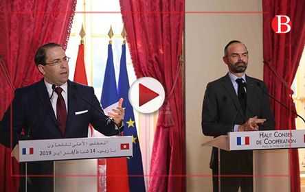 Vido : Youssef Chahed  Paris : La visite de la relance